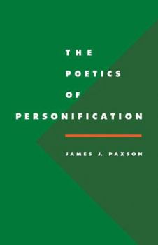 Paperback The Poetics of Personification Book