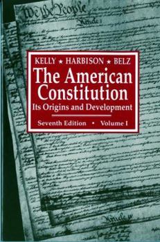 Paperback The American Constitution: Its Origins and Development Book