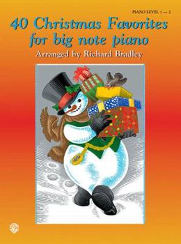 Paperback 40 Christmas Favorites for Big Note Piano Book