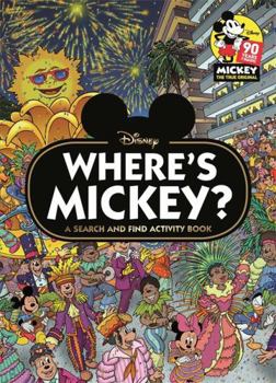 Paperback Where's Mickey?: A Disney search & find activity book