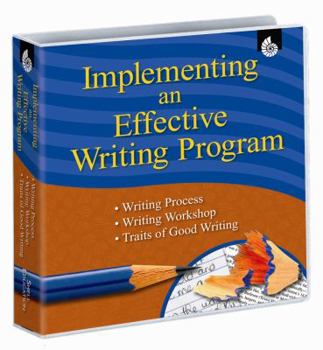 Hardcover Implementing an Effective Writing Program: Using the Traits of Good Writing [With CD] Book