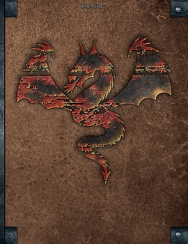 RPG Journal: Large Dot Grid notebook for Tabletop RPGs (Burned Dragon)