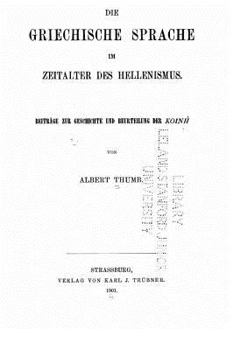 Paperback Die griechische sprache im zeitalter des hellenismus [German] Book