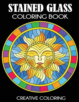 Paperback Stained Glass Coloring Book: Beautiful Intricate Designs Book