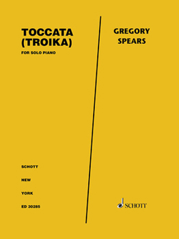 Paperback Toccata Troika for Solo Piano Book