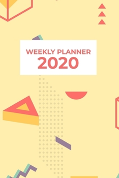 Weekly Planner 2020: 80's style weekly planner organizer book with calendars and famous quotes