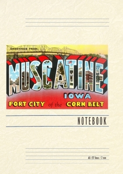 Paperback Vintage Lined Notebook Greetings from Muscatine Book
