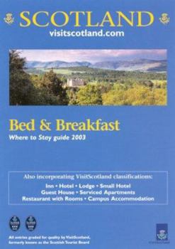 Hardcover Scotland: Where to Stay Bed & Breakfast 2003 Book