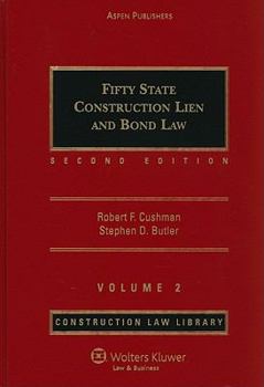 Hardcover Fifty State Construction Lien and Bond Law, Volume 2 Book
