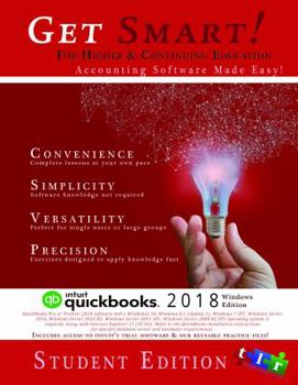 Spiral-bound Get Smart with QuickBooks 2018 - Student Book