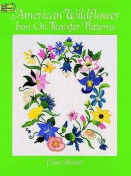 Paperback American Wildflower Iron-On Transfer Patterns Book