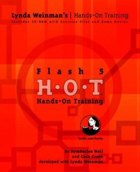 Paperback Flash 5 Hands-On Training [With CDROM] Book