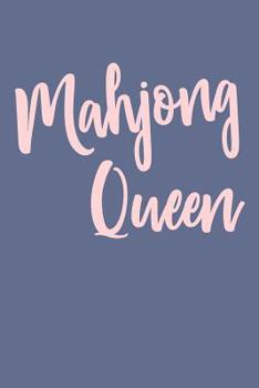 Mahjong Queen: Lined Journal in Blue and Pink