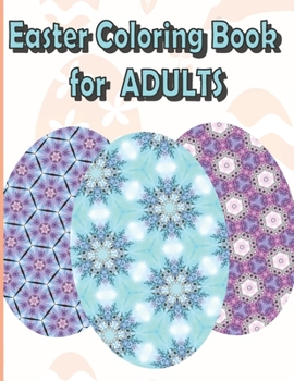 Paperback Easter Coloring Book for Adults: 60 Easter Eggs mandalas to color Book