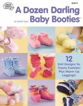 Paperback A Dozen Darling Baby Booties Book