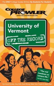 Paperback University of Vermont (College Prowler Guide) Book