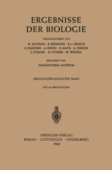 Paperback Ergebnisse Der Biologie [German] Book