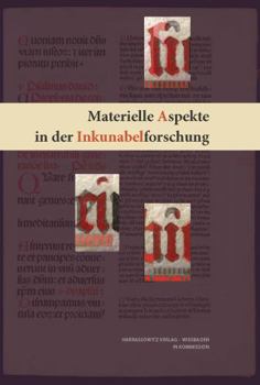 Hardcover Materielle Aspekte in Der Inkunabelforschung [German] Book