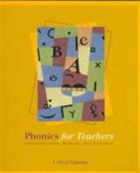 Paperback Phonics for Teachers: Self-Instruction Methods and Activities Book