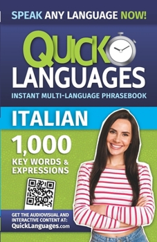 Paperback Quick Languages - English-Italian Phrasebook / Frasario inglese-italiano Book