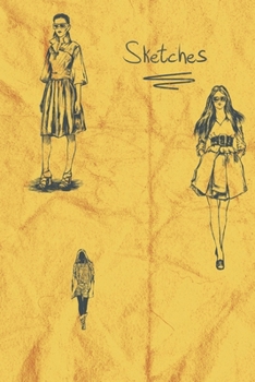 Paperback Sketches 120 Pages 6x9: Clean Pages for sketching Book