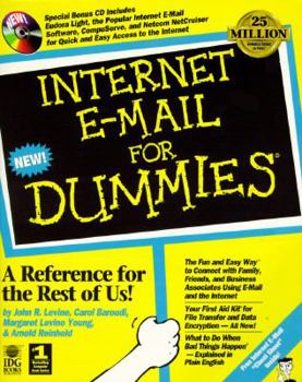 Paperback Internet E-mail for Dummies Book