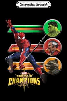 Composition Notebook: Marvel Contest of Champions Spider-Man Match Graphic  Journal/Notebook Blank Lined Ruled 6x9 100 Pages