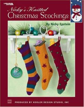 Paperback Nicky's Knitted Christmas Stockings: 18 Fun Projects Book