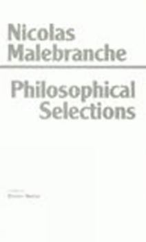 Paperback Malebranche: Philosophical Selections Book