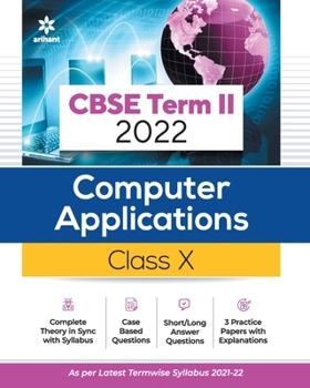 Paperback CBSE Term II Computer Applications 10th Book