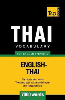 Paperback Thai vocabulary for English speakers - 7000 words Book