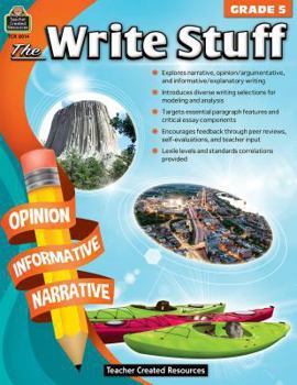 Paperback The Write Stuff Grade 5 Book