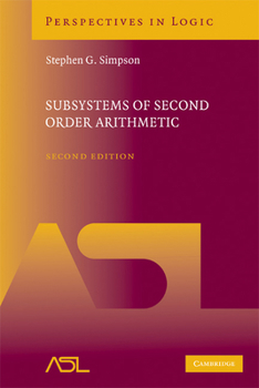 Hardcover Subsystems of Second Order Arithmetic Book