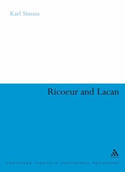 Hardcover Ricoeur and Lacan Book