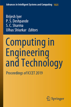 Paperback Computing in Engineering and Technology: Proceedings of Iccet 2019 Book
