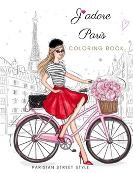 Paperback Parisian Street Style Coloring Book: Jadore Paris Book