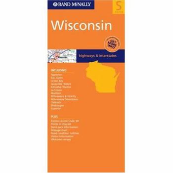 Map Rand Mcnally Wisconsin: Highways and Interstates Book