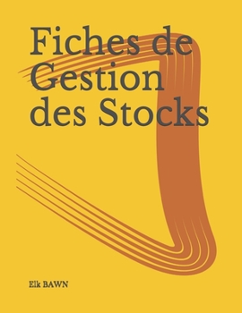 Paperback Fiches de gestion Des stocks [French] Book