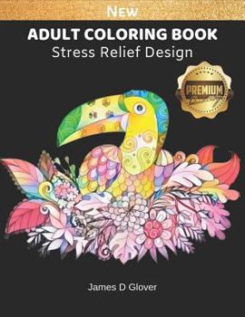 Paperback Adult Coloring Book: Stress Relieves Coloring Page for Relaxation for Teens, Adults & Elderly Large Print 1-Side Book