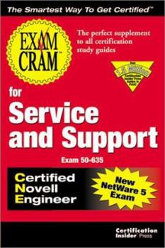 Paperback CNE Service & Support Exam Cram Exam 50-635 Book