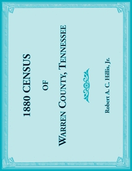 Paperback 1880 Census of Warren County, Tennessee Book