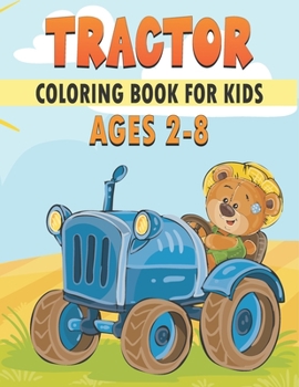 Paperback Tractor Coloring Book For Kids: Amazing Tractor Designs Book