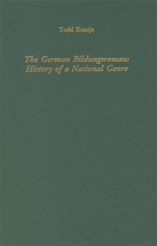 Hardcover The German Bildungsroman: History of a Genre Book