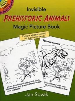 Invisible Prehistoric Animals Magic Picture Book (Dover Little Activity Books) (Vol i)