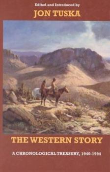 Hardcover The Western Story 1892-1939: A Chronological Treasury [Large Print] Book