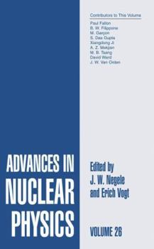 Hardcover Advances in Nuclear Physics: Volume 26 Book