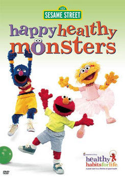 DVD Sesame Street: Happy Healthy Monsters Book