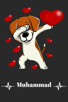 Paperback Muhammad Gifts Lined Notebook/Journal 120 Pages University Graduation gift: Funny Blank Journal For Personalized Dabbing Dog Family First Name Middle Book