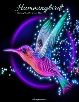 Paperback Hummingbirds Coloring Book for Grown-Ups 1 Book