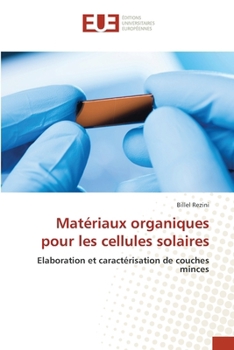 Paperback Matériaux organiques pour les cellules solaires [French] Book